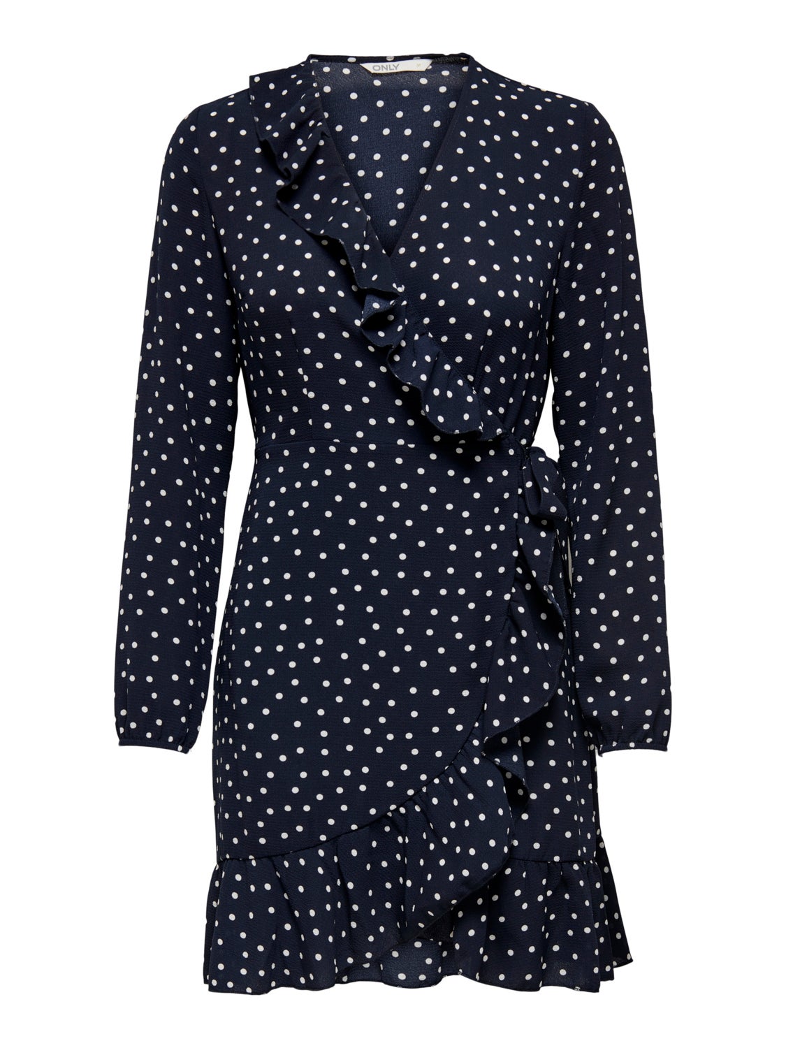 Mini Wrap frill Dress