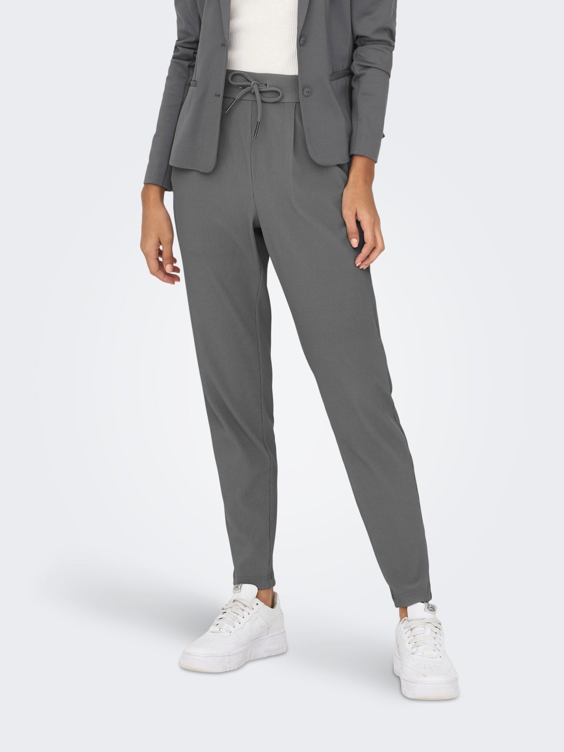 Poptrash Rib mid waist Trousers