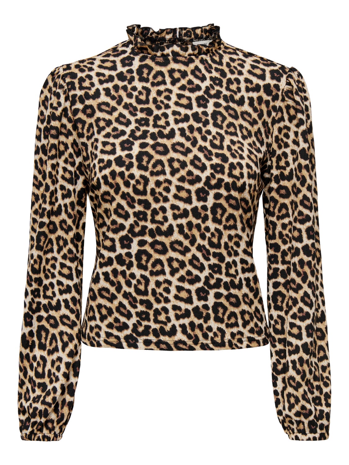 Top with long sleeves and high neck