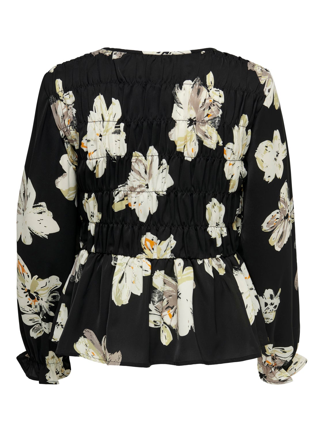 Printed long sleeve top