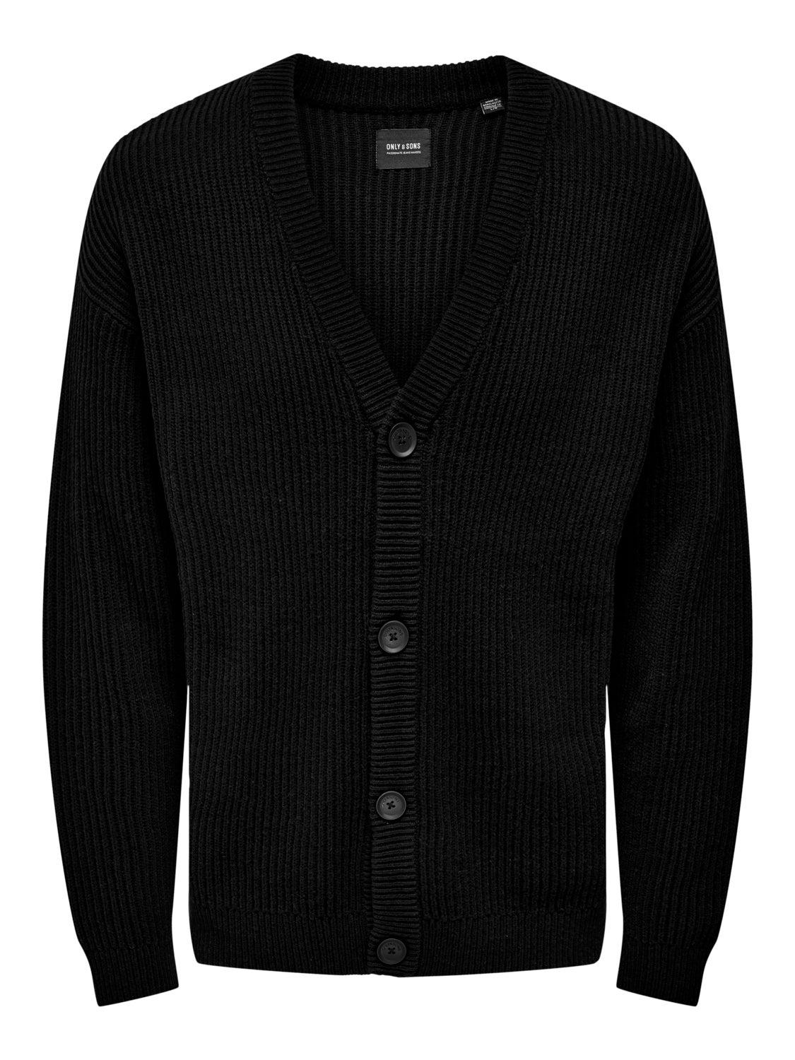 V-Neck Knit Cardigan