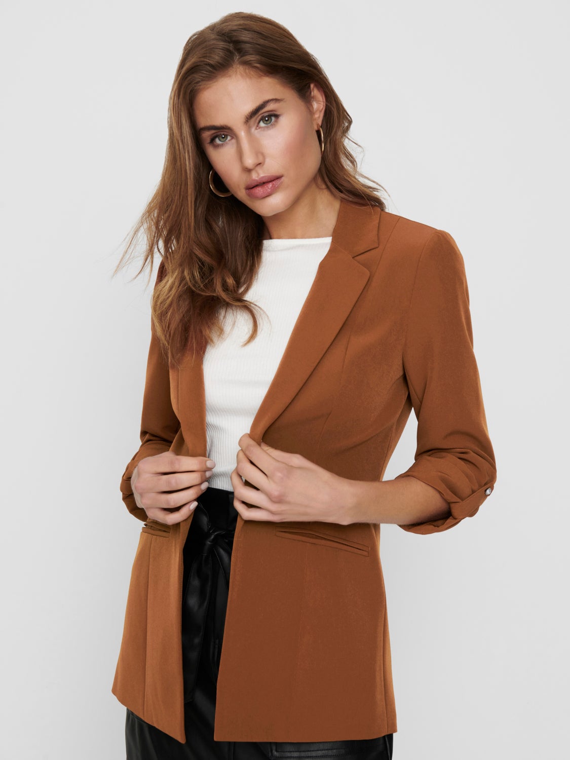 Long 3/4 sleeved blazer