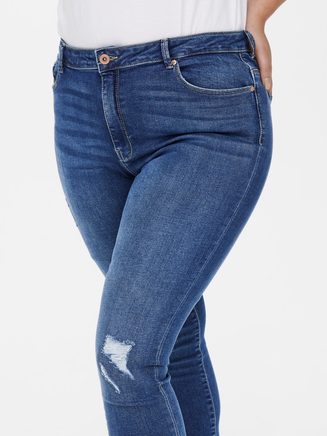 Curvy CarLaola life hw Skinny fit jeans