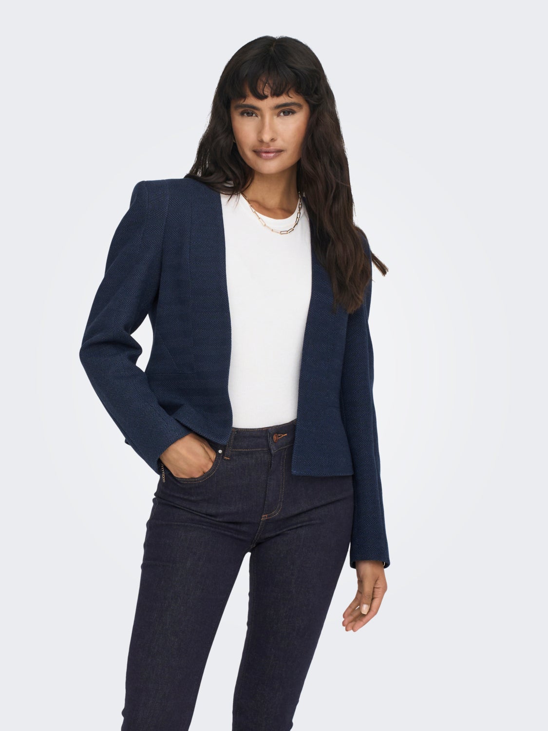 Short open blazer