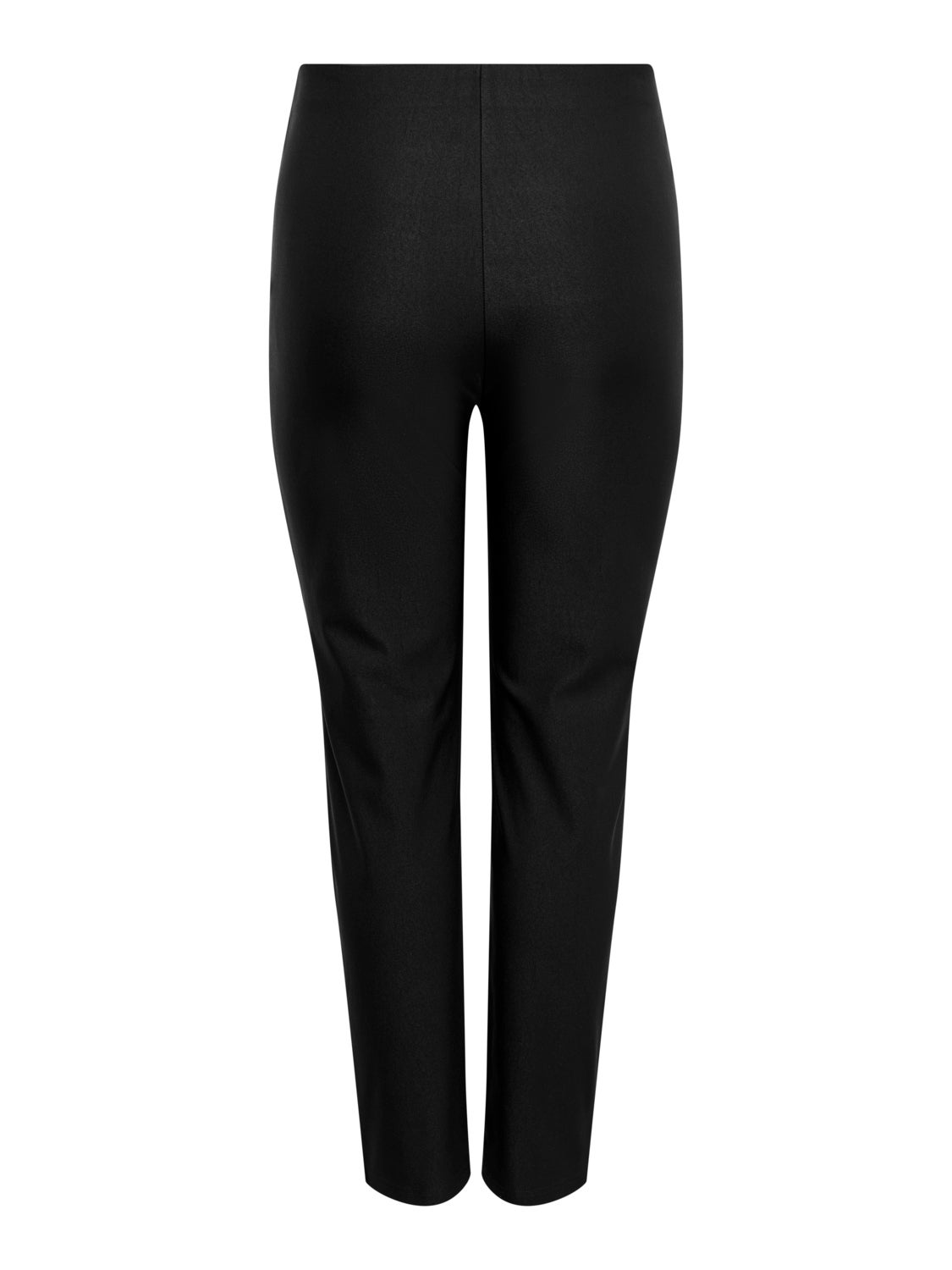 Curvy viscose blend trousers with elastic waist
