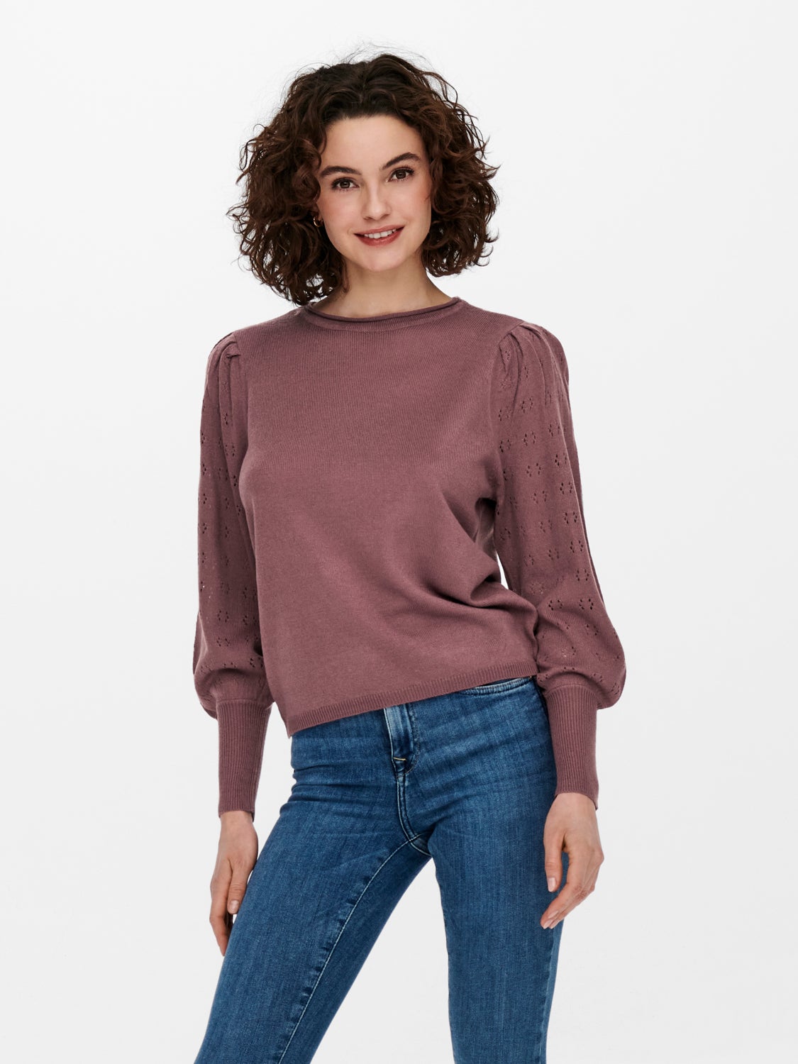 Solid colored Knitted Pullover