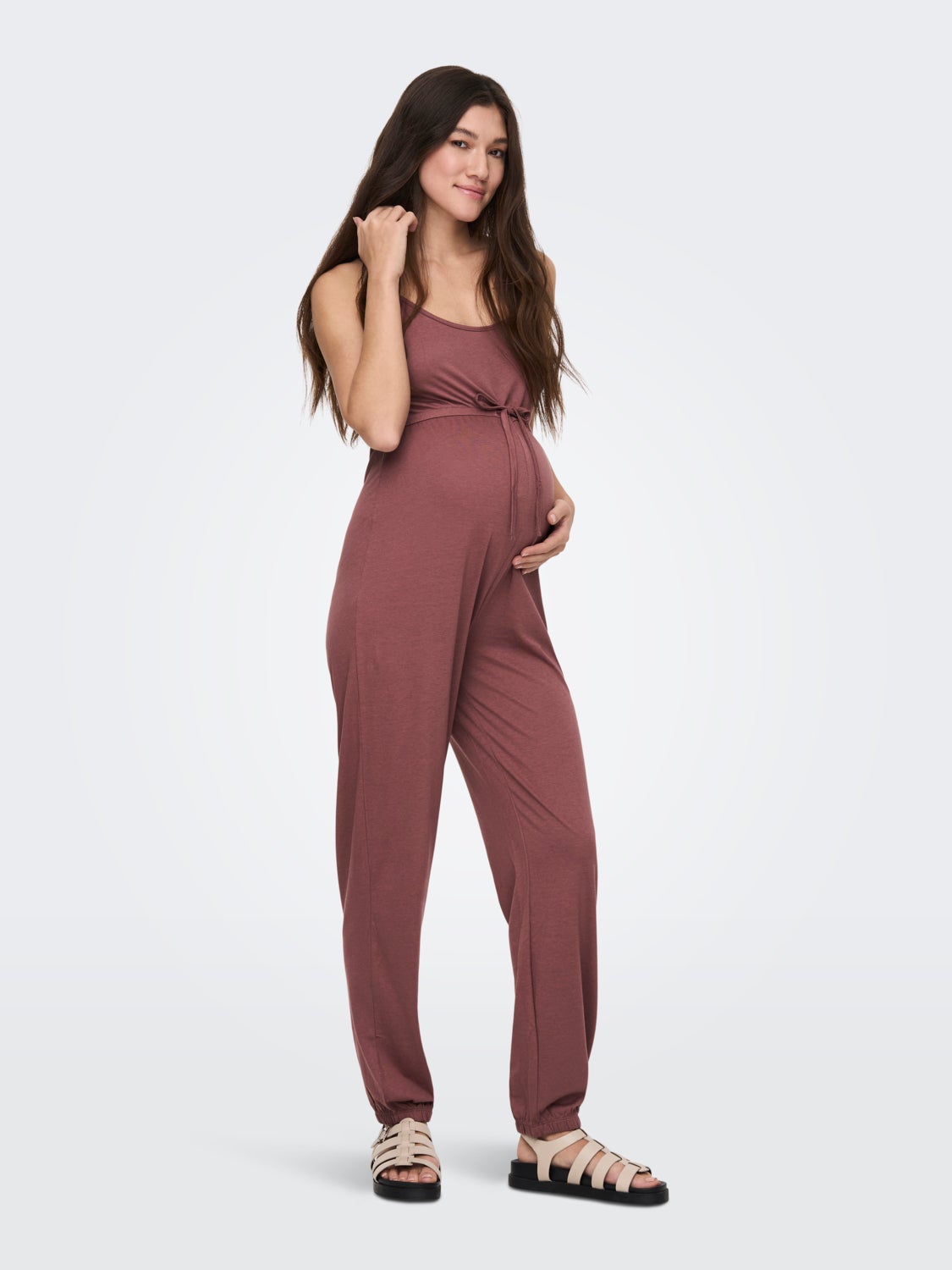 Mama sleeveless jumpsuit