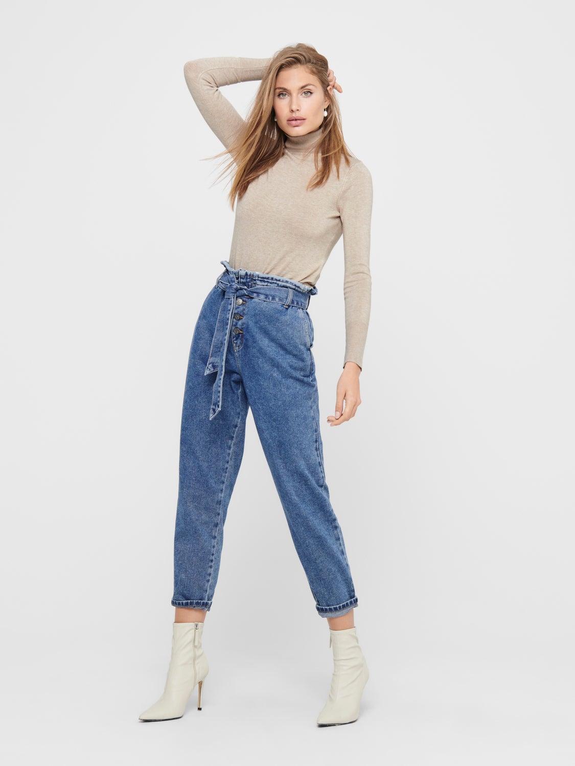 Rollneck Knitted Pullover