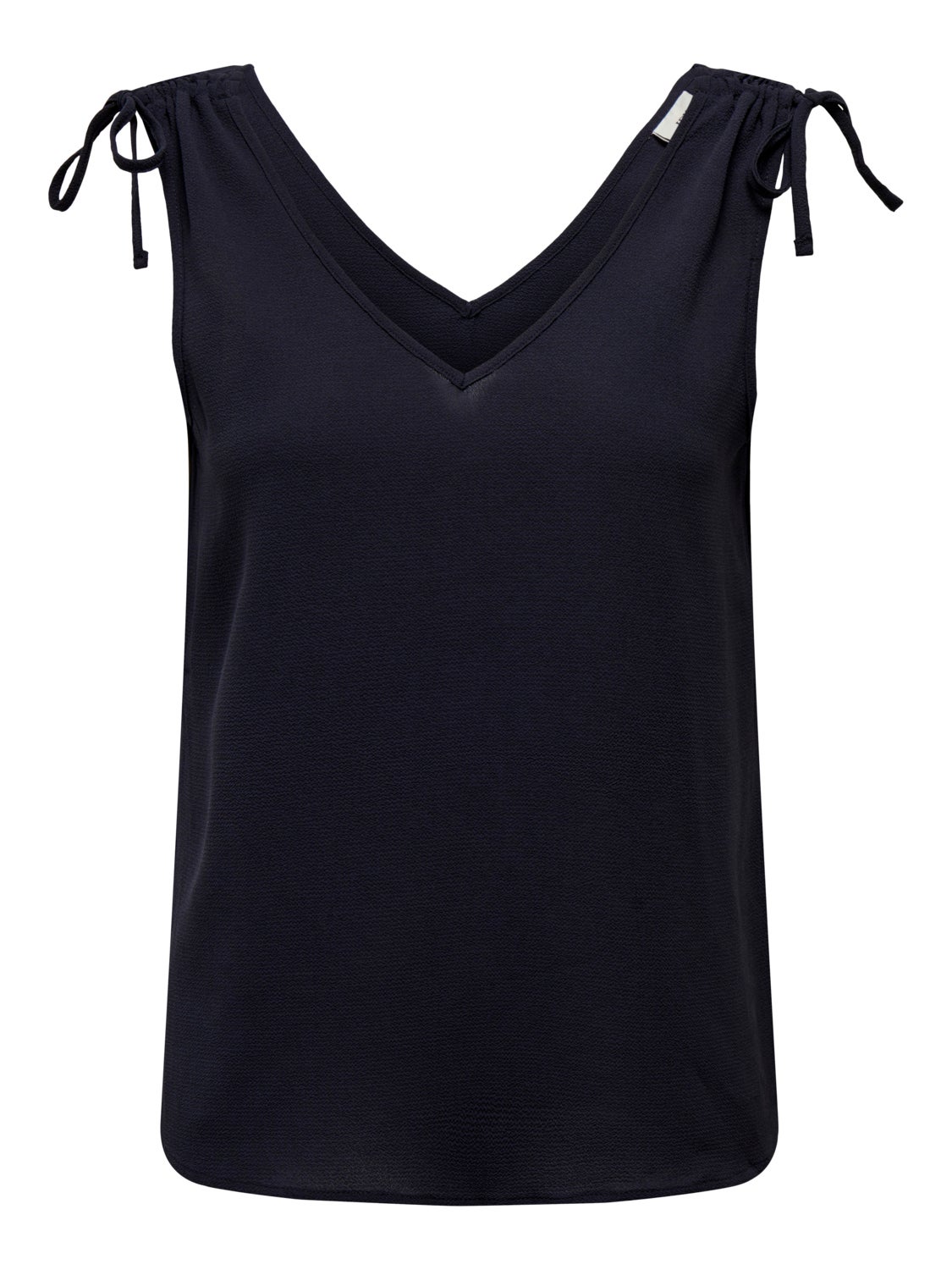 V-Neck Top With Strap Details