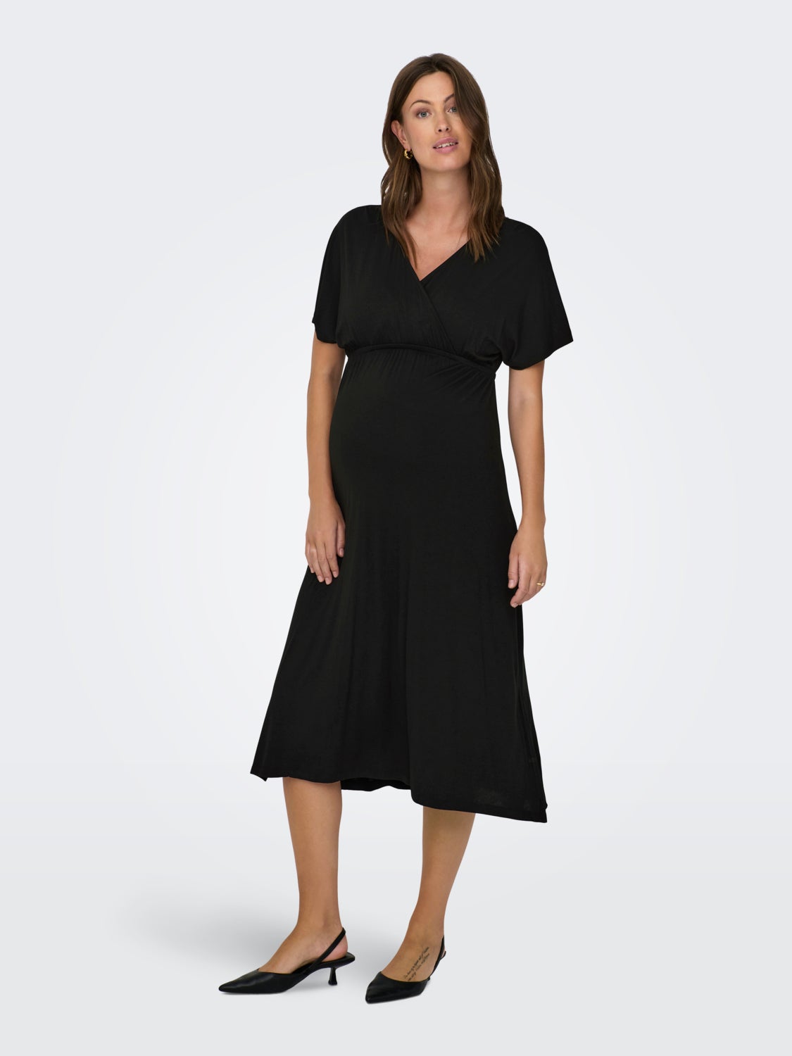 Mama midi wrap dress