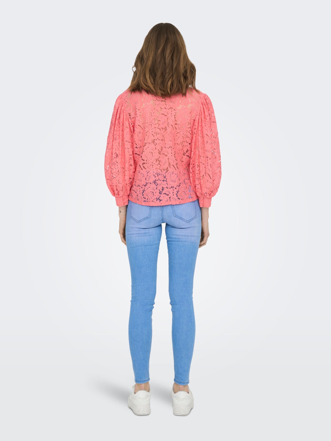 Regular Fit V-Neck Volume sleeves Top