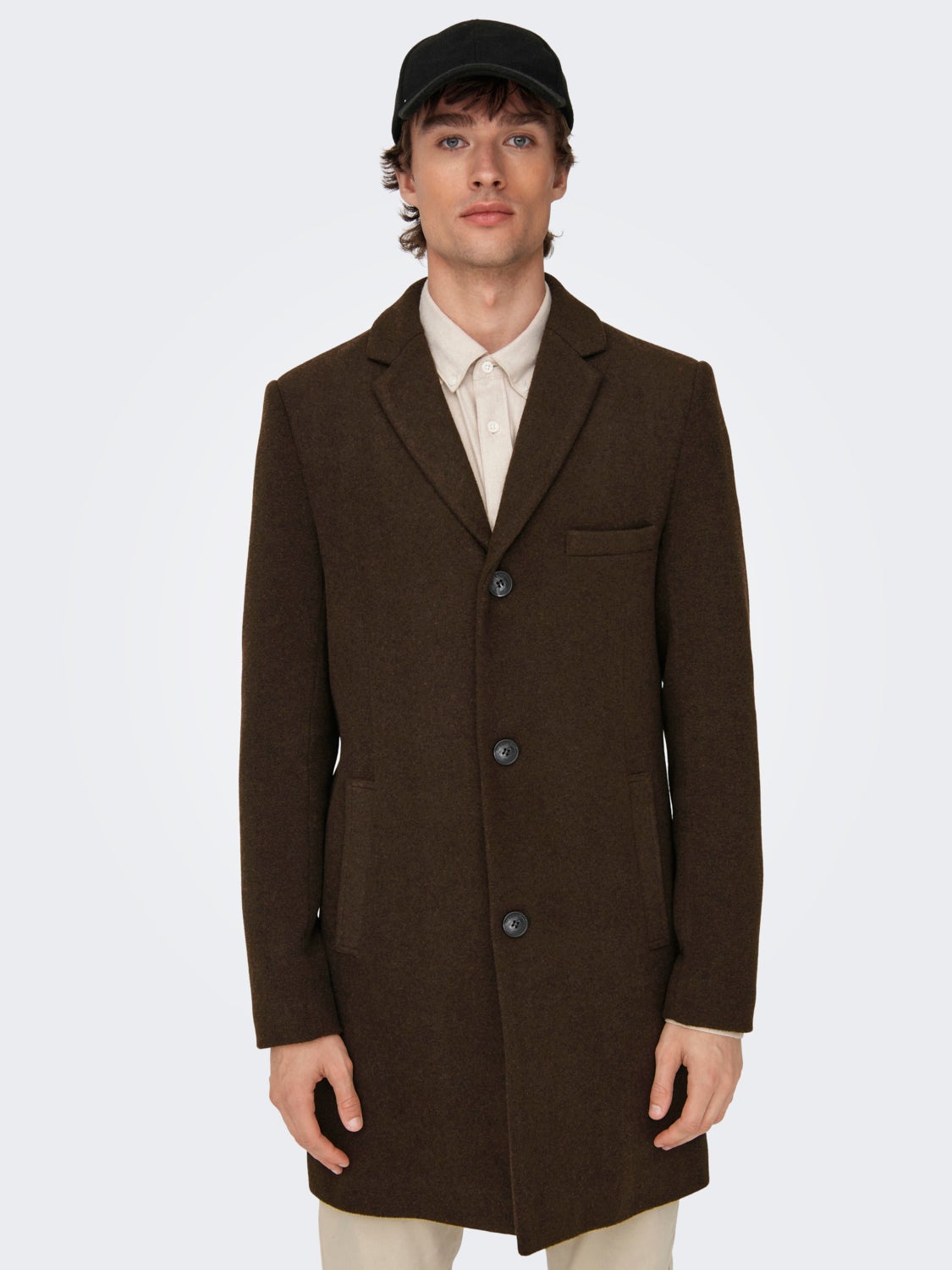 Short wool coat