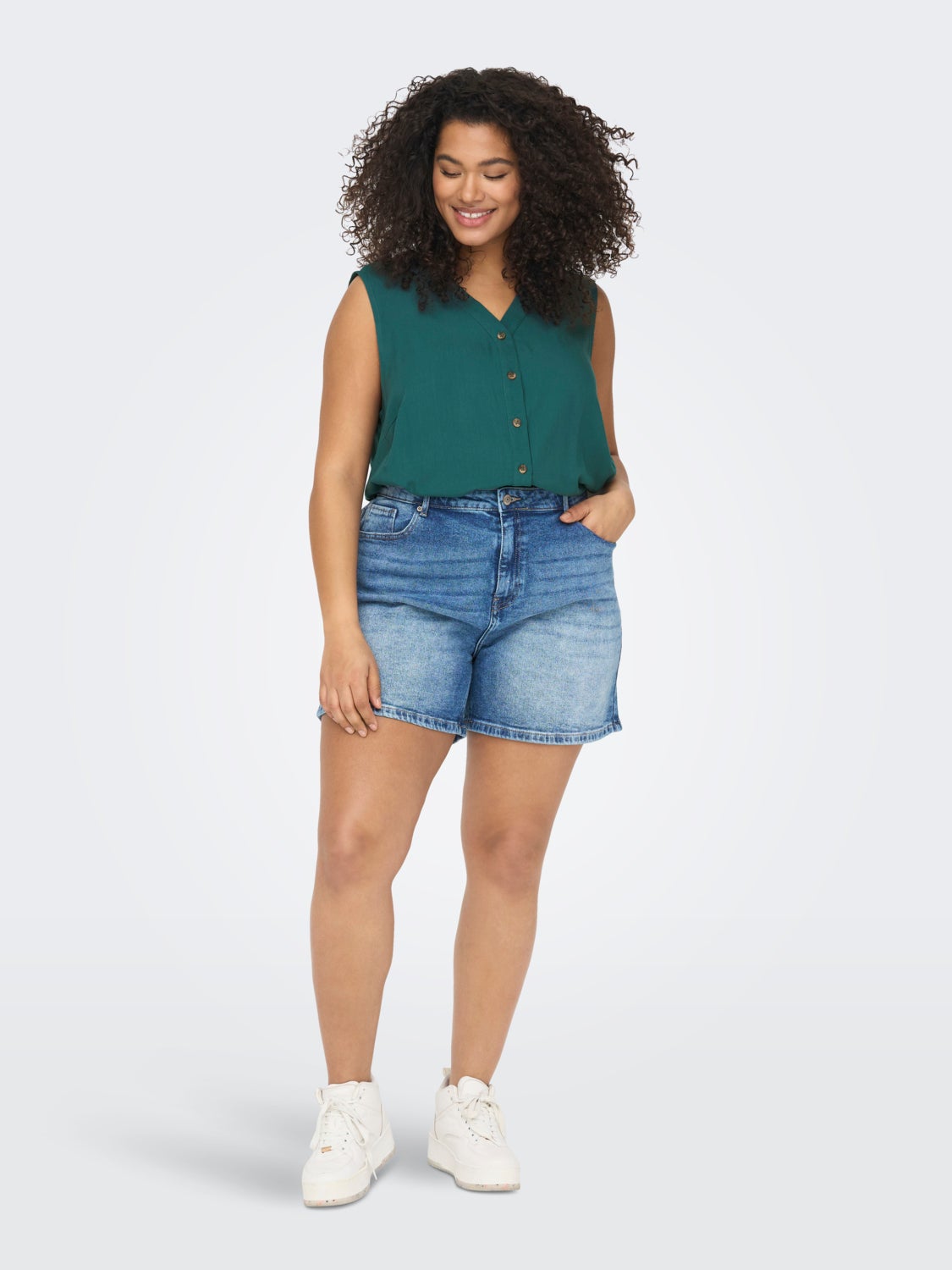 Curvy Sleeveless top