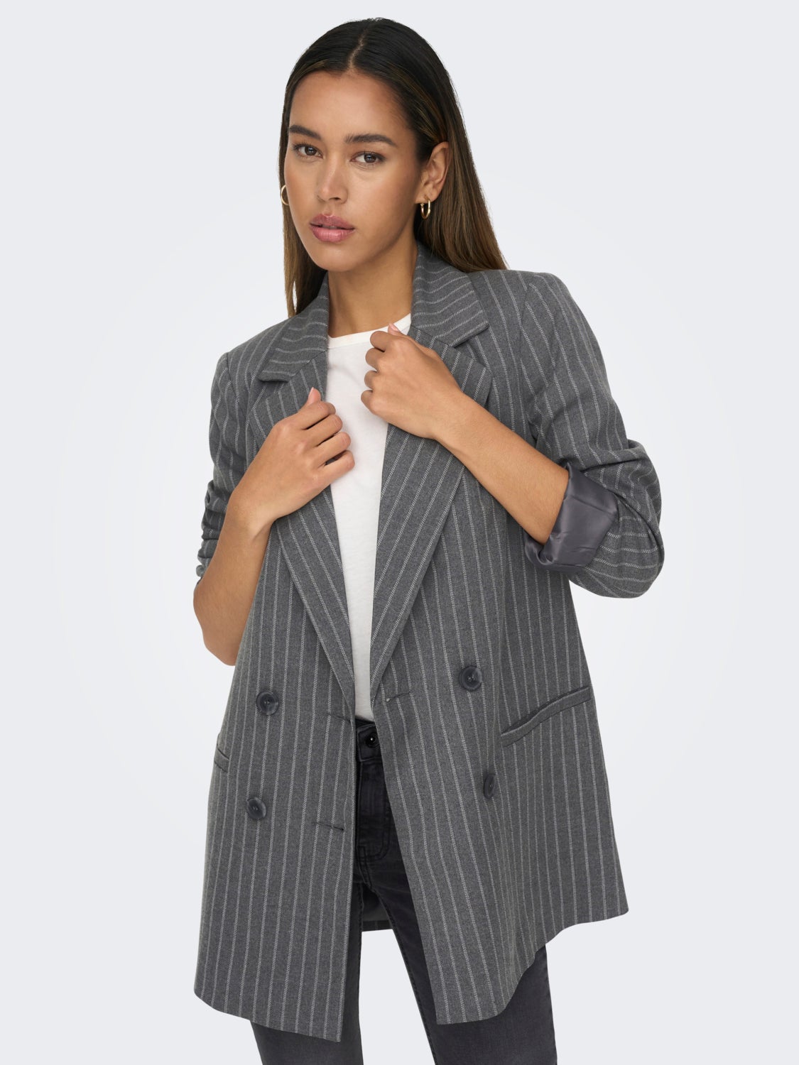 Loose Fit Reverse Blazer