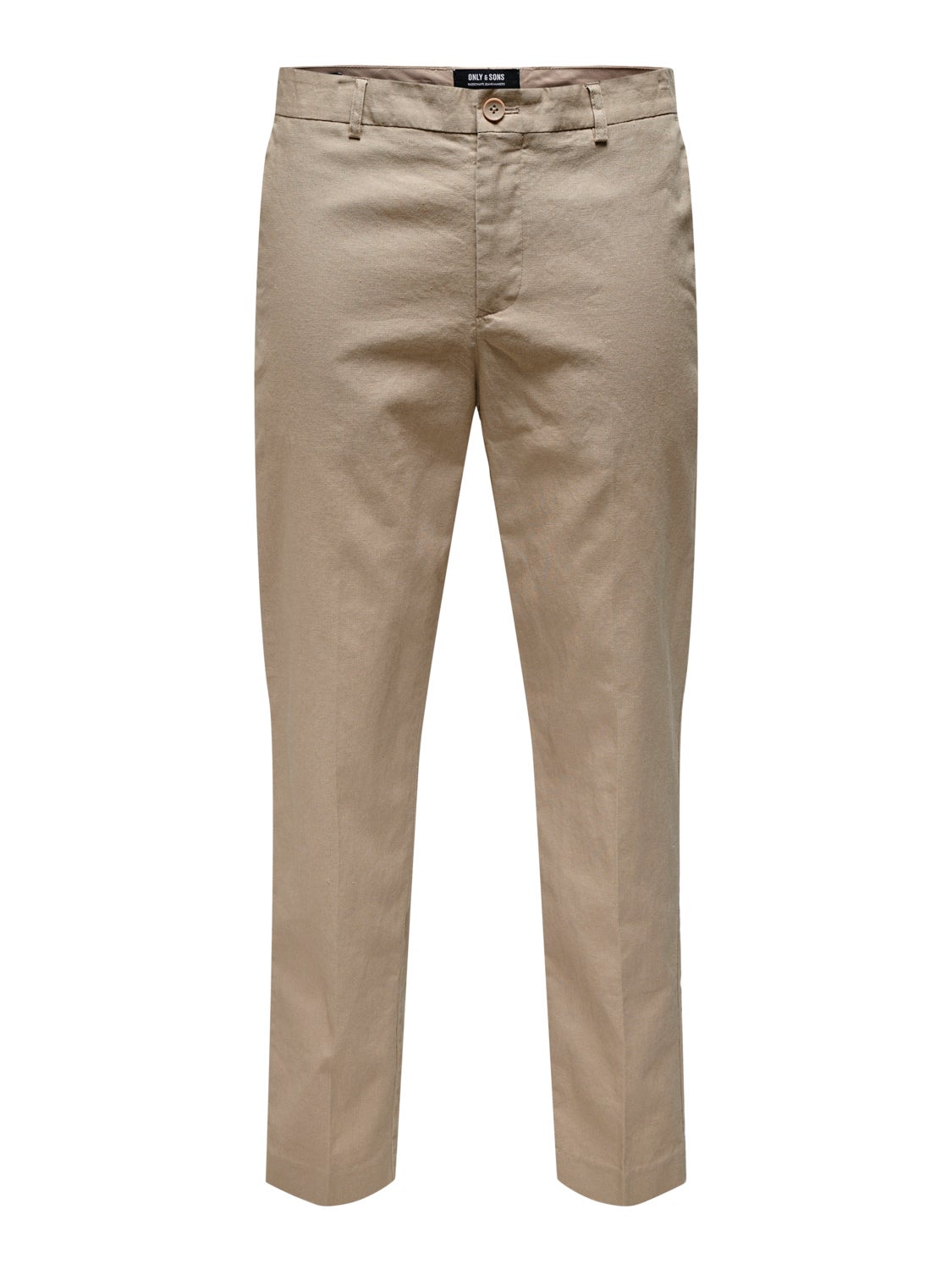 Linen blend chinos