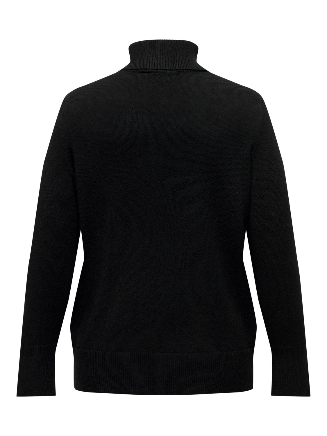 Curvy knit sweat with high neck