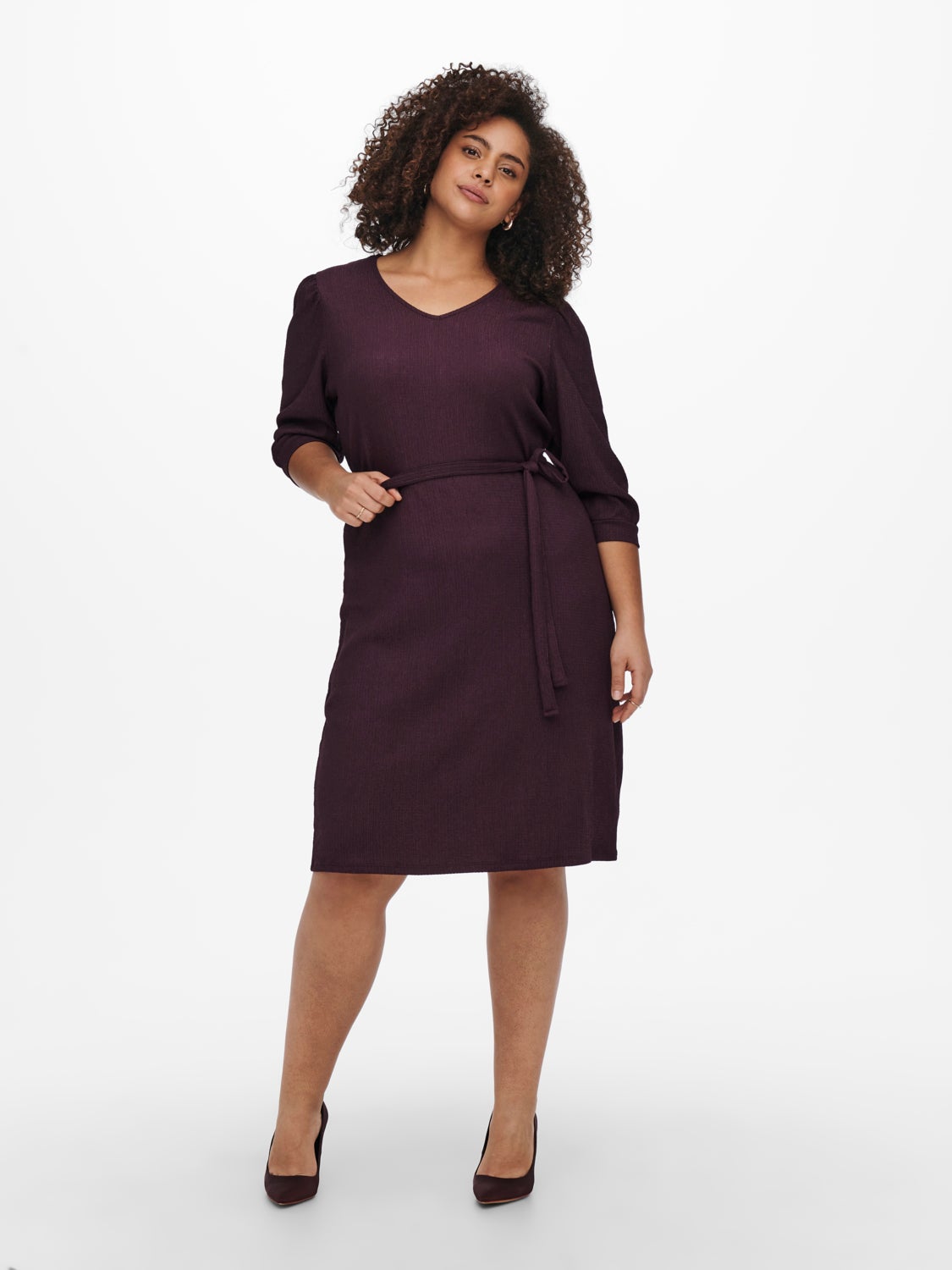 Curvy v-neck Dress