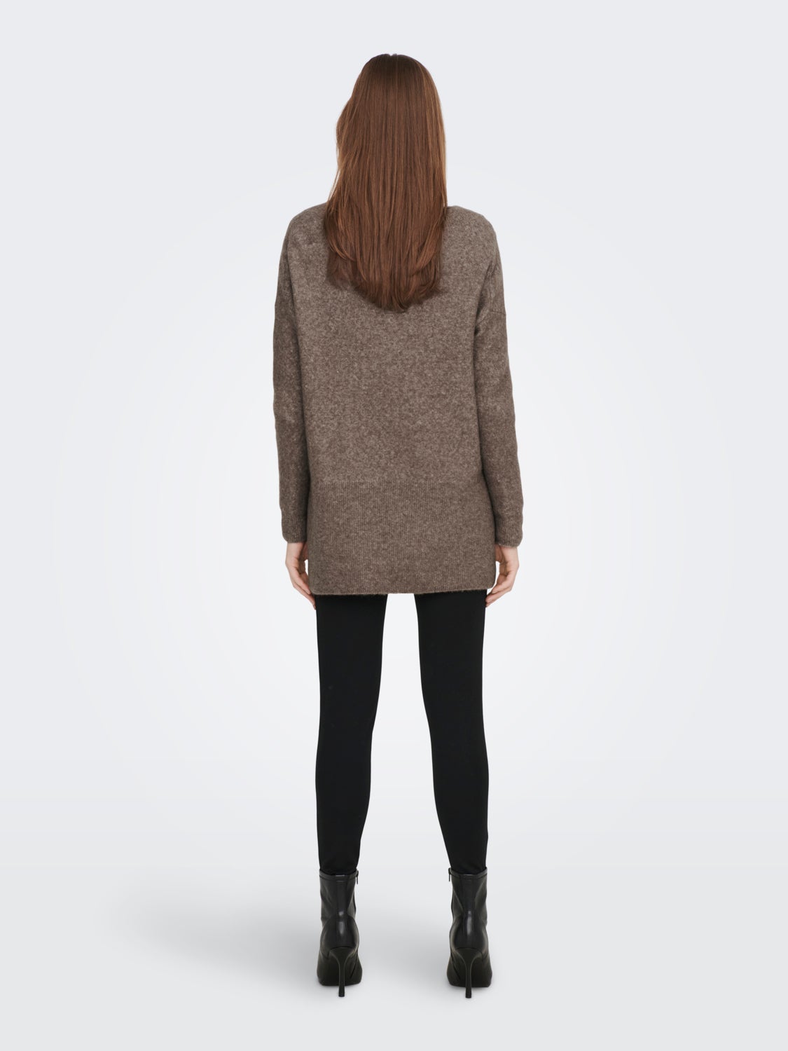 Wool V-neck Knitted Pullover