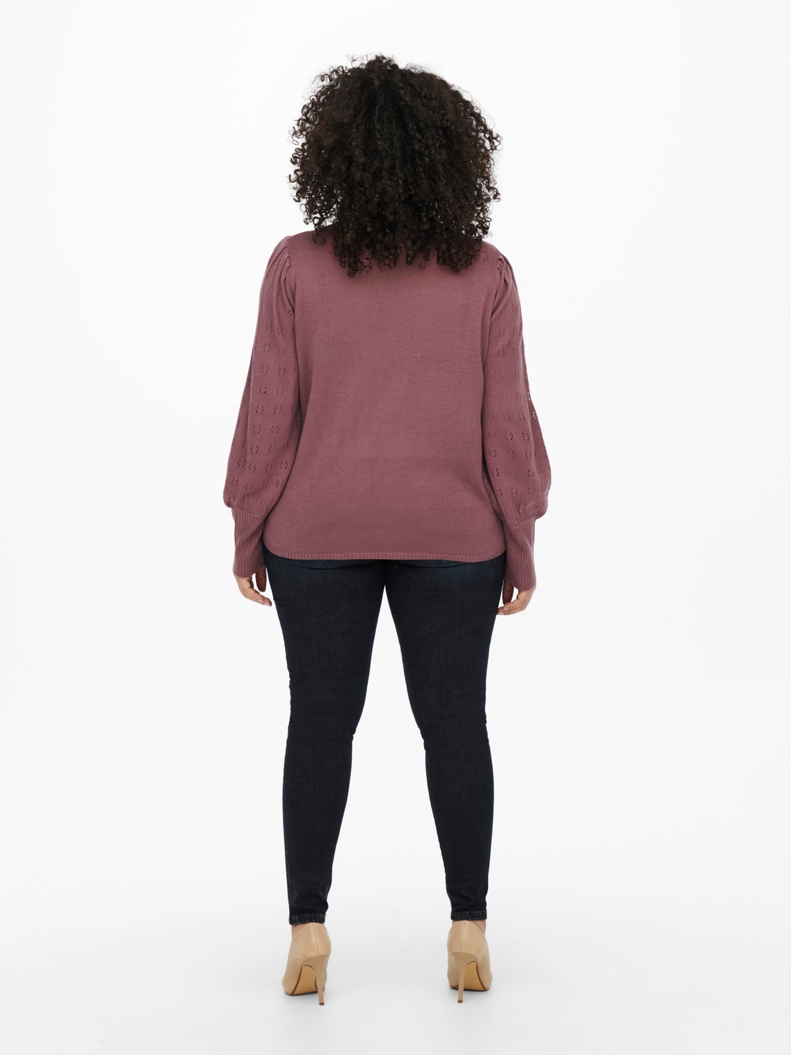 Curvy knitted Pullover