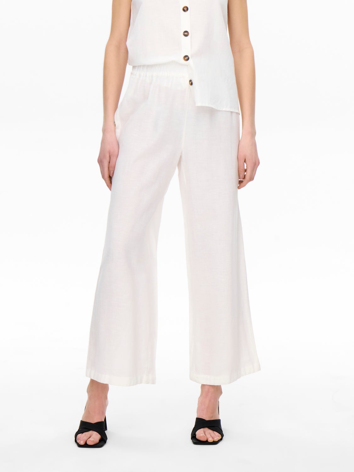 Linen ankle Trousers