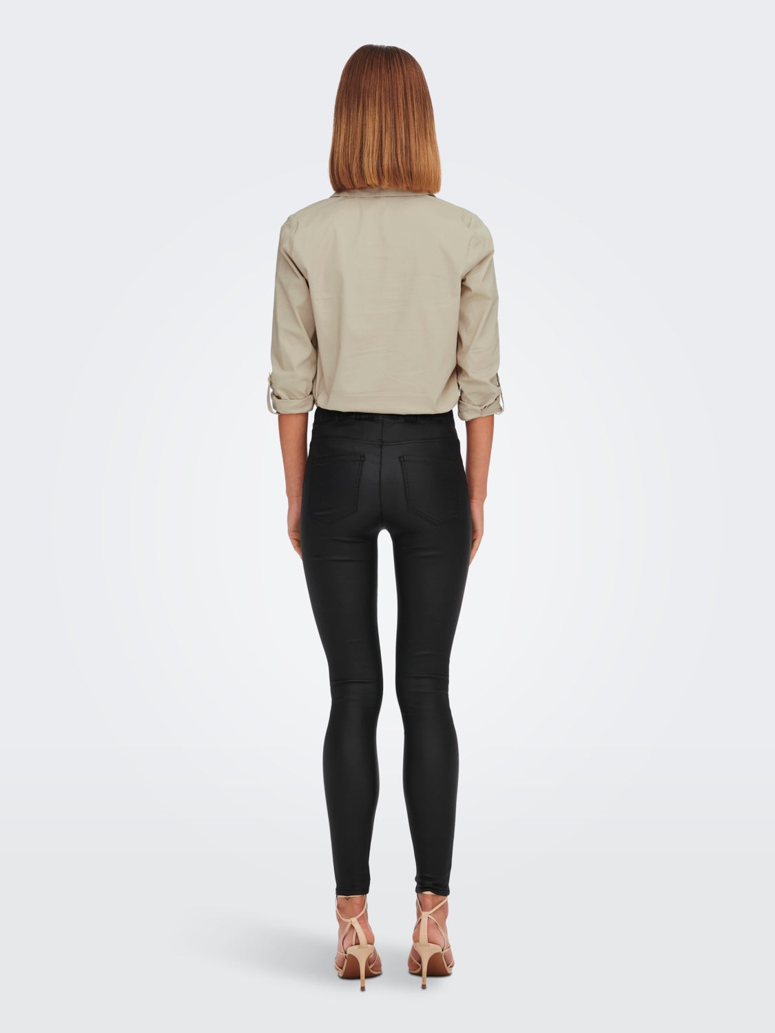 Coated high waist Leggings