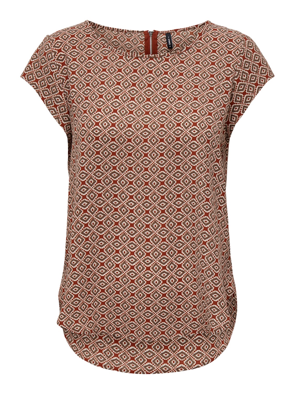 Printed Short Sleeved Top