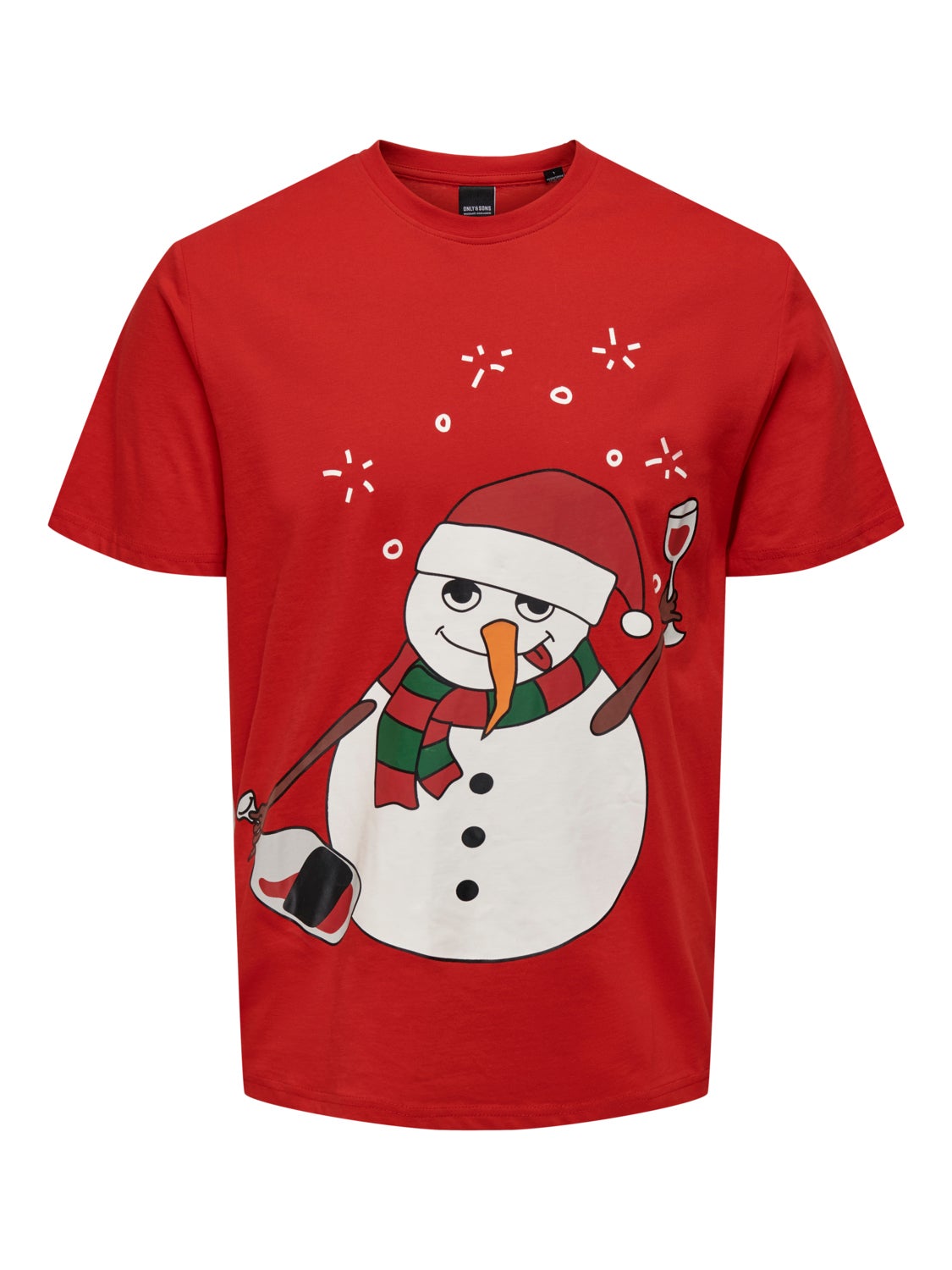 T-shirt with christmas print