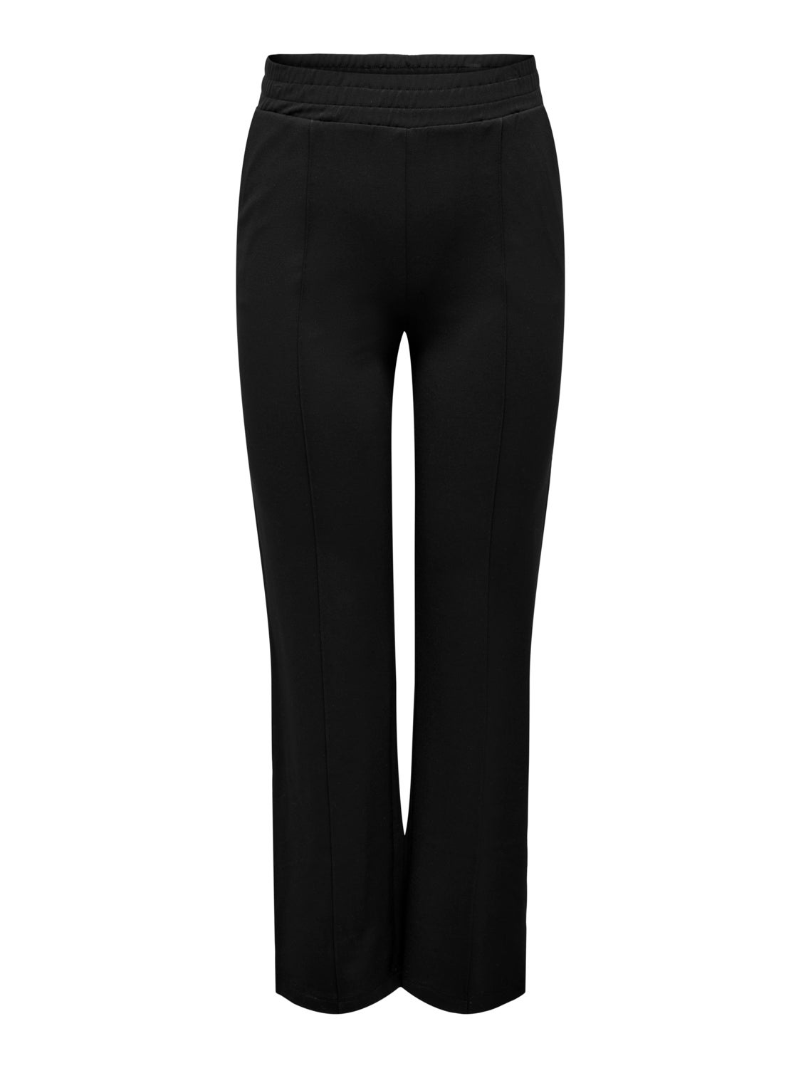 Curvy viscose trousers