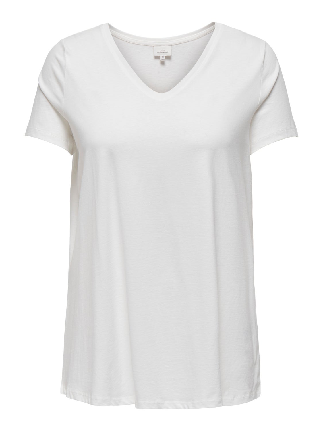 Curvy V-neck t-shirt