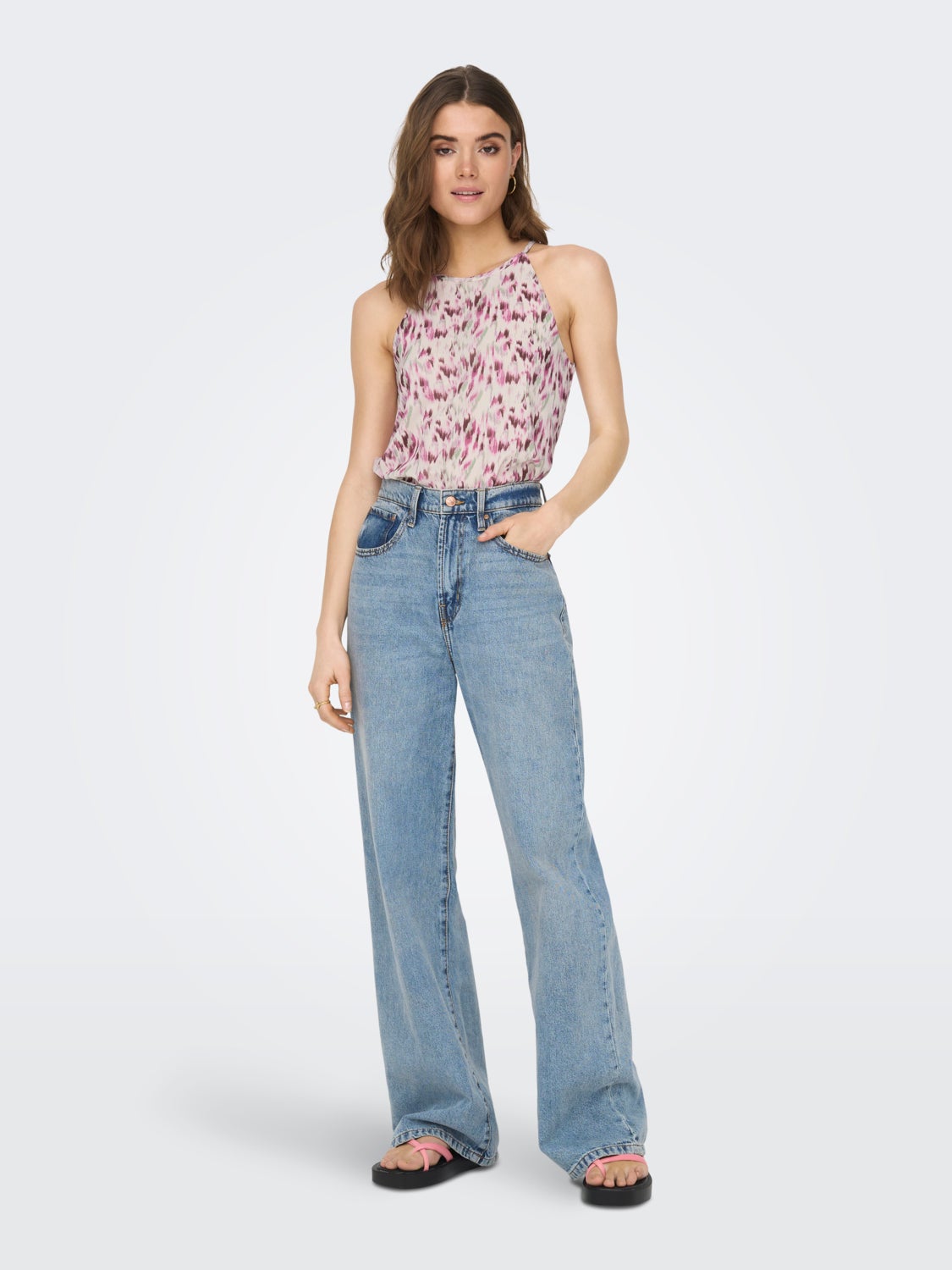 Halterneck Top with cut-out back