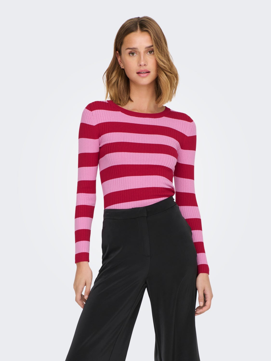 Striped Knitted Pullover