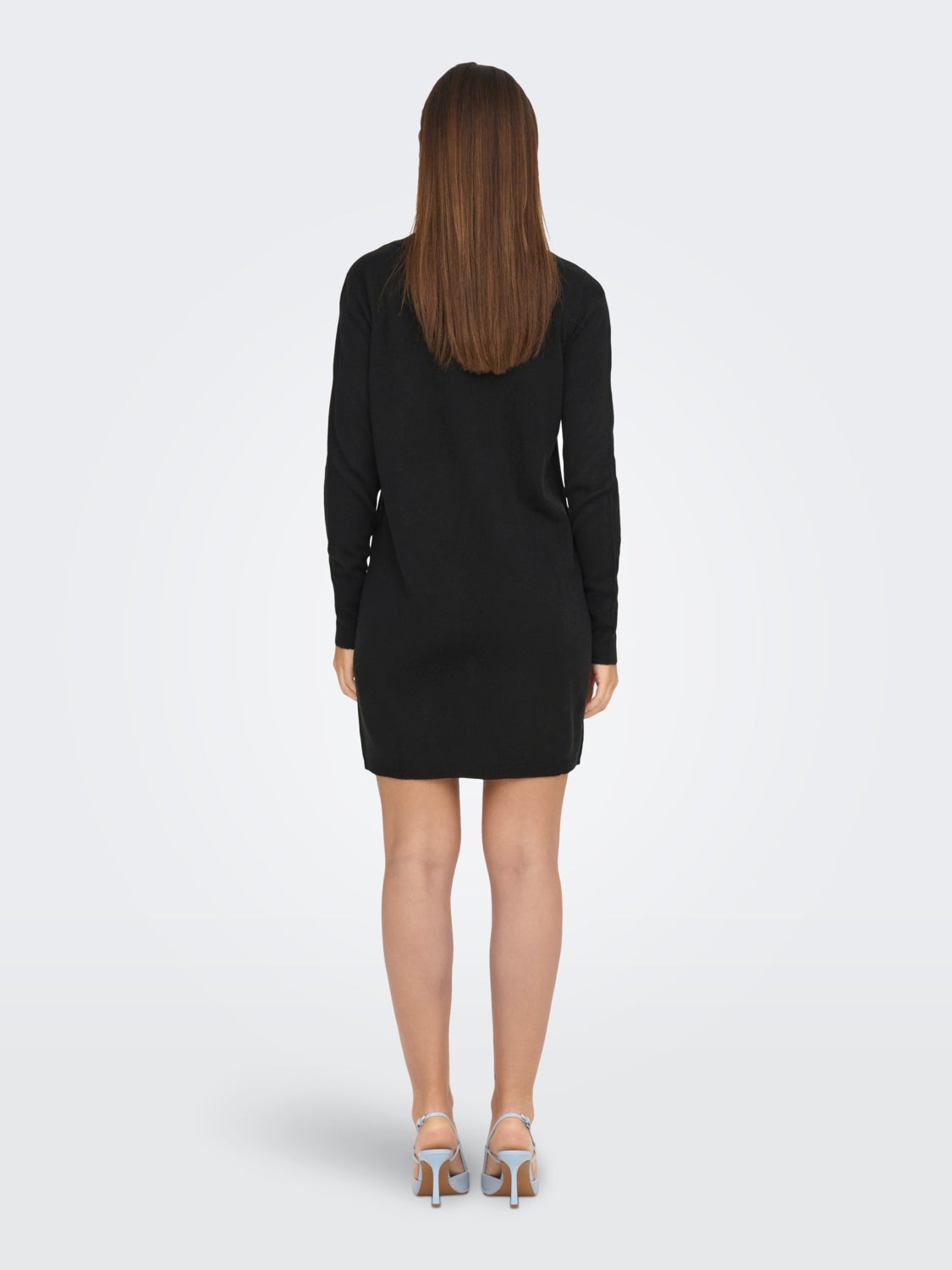 Regular Fit V-Neck High cuffs Short dress