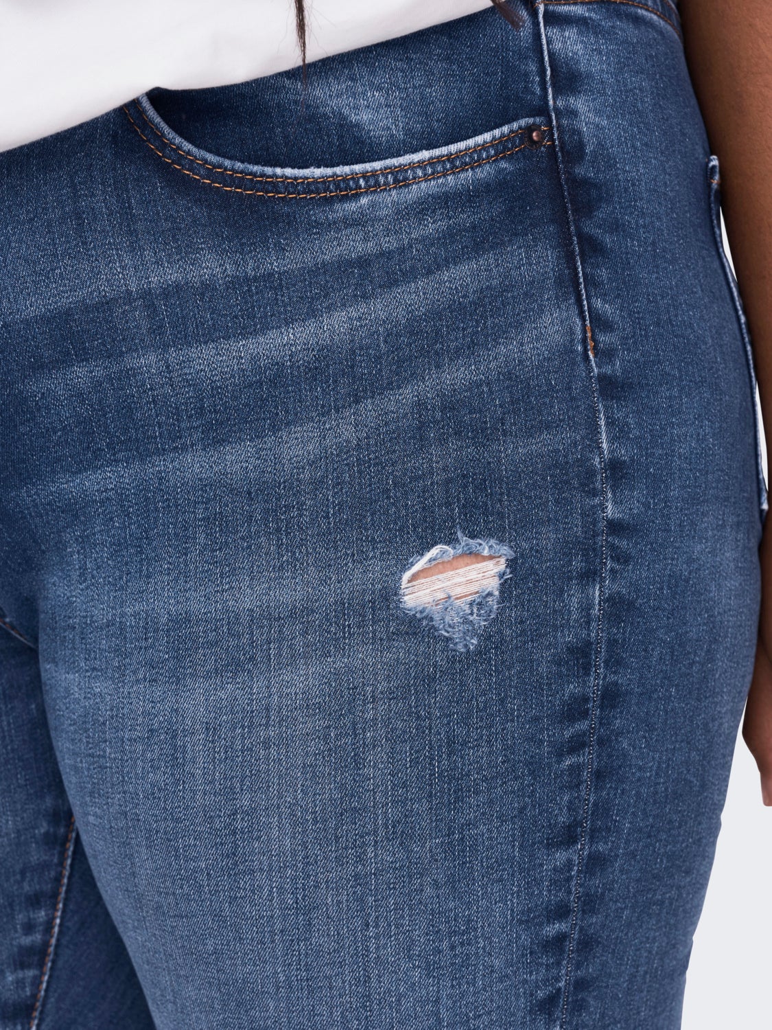 Curvy CARWiser reg dest Skinny fit jeans