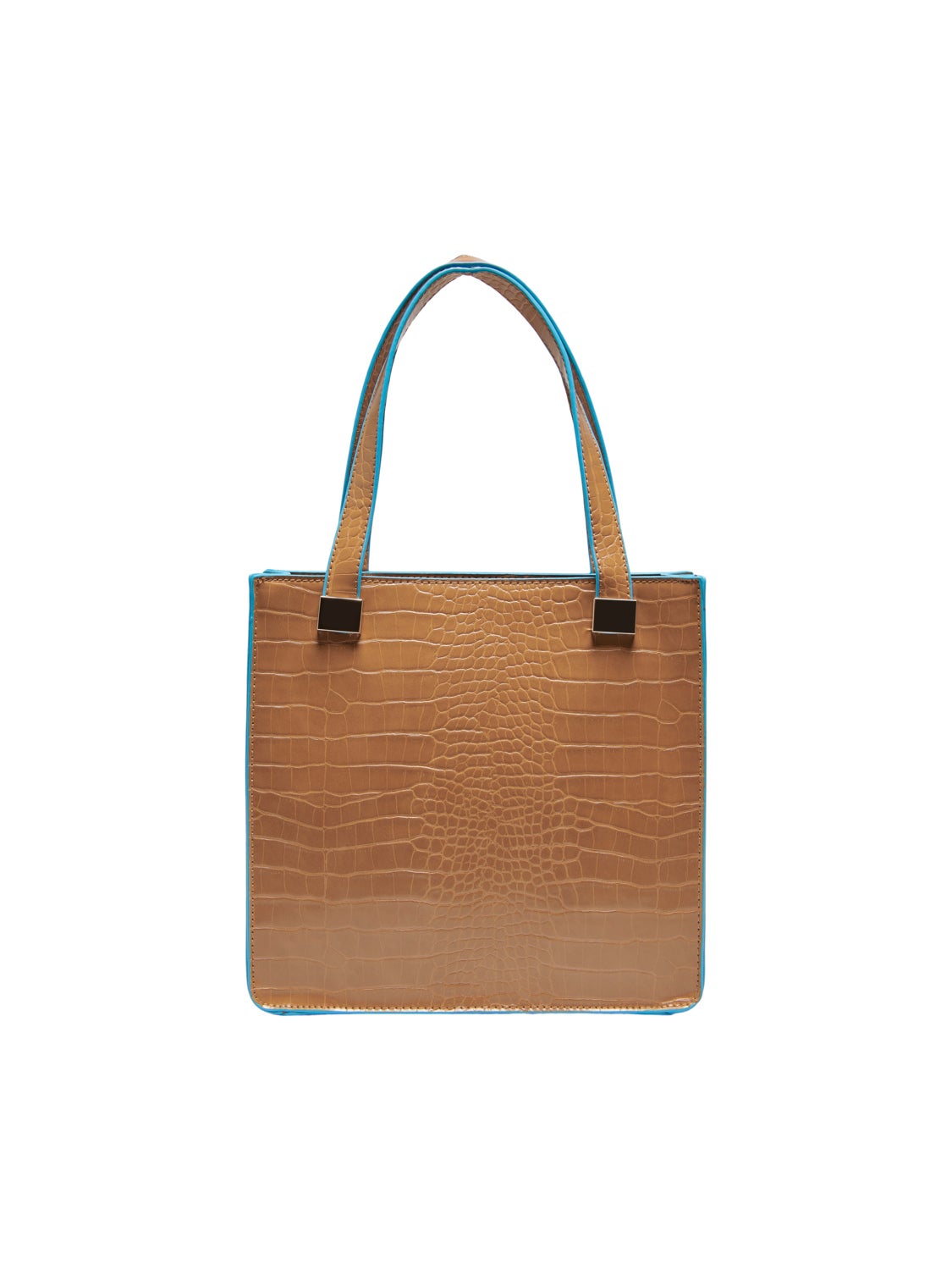 Faux leather shoulder bag