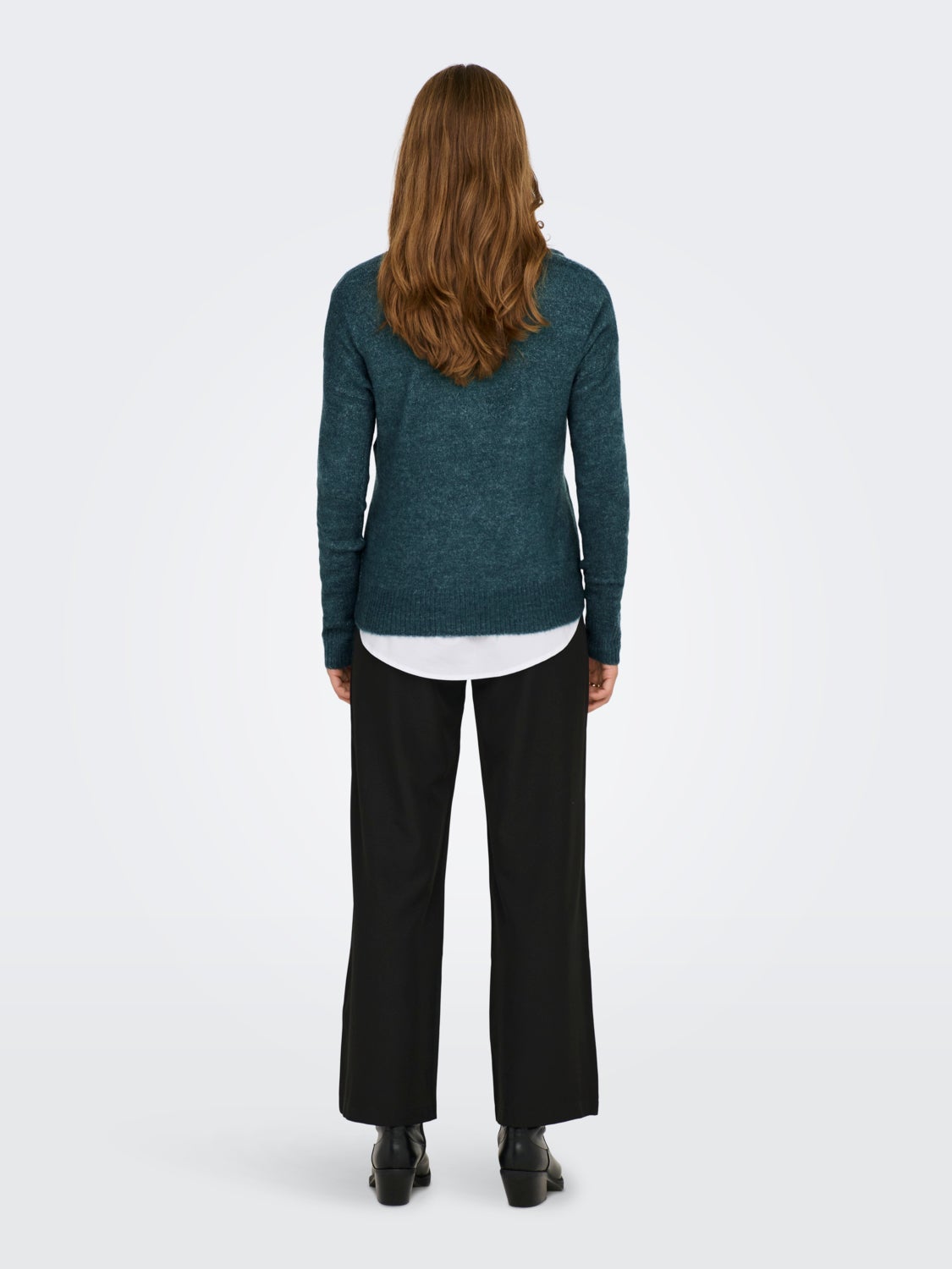 V-neck Knitted Pullover