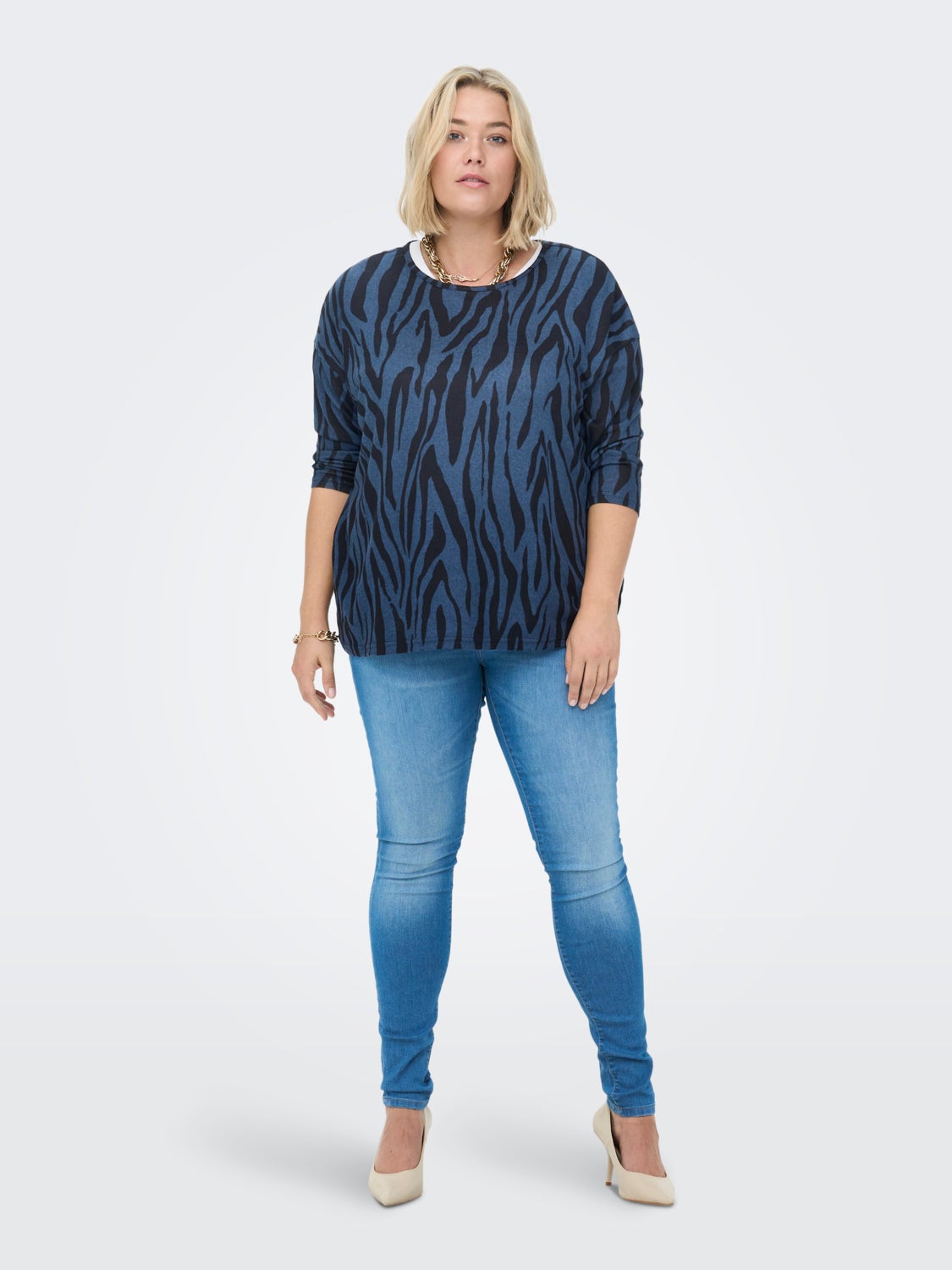 Curvy 3/4 sleeve Top