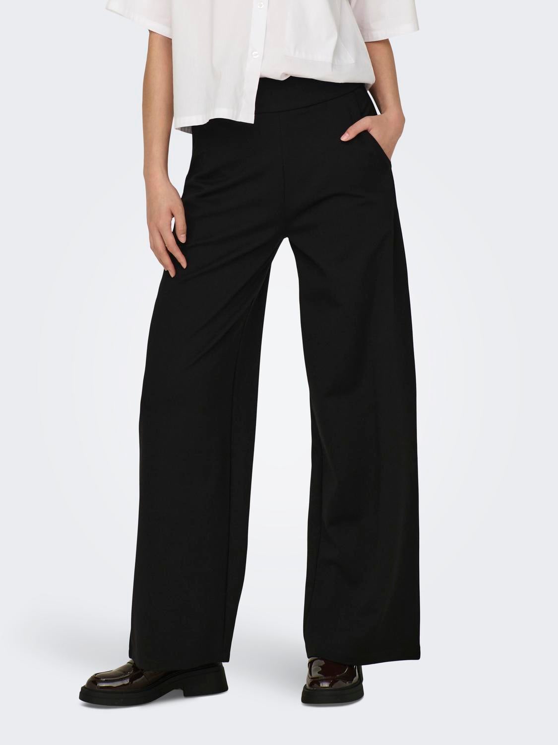 Trousers with high waist