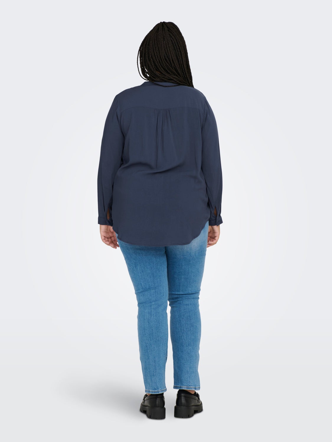 Curvy viscose Long Sleeved Top