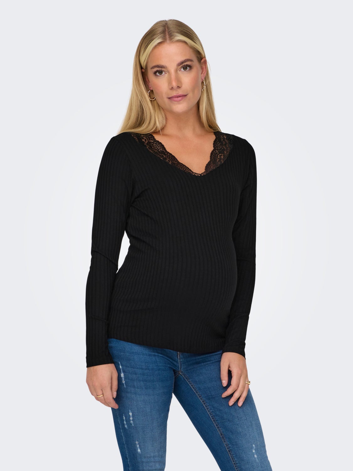 Mama v-neck top