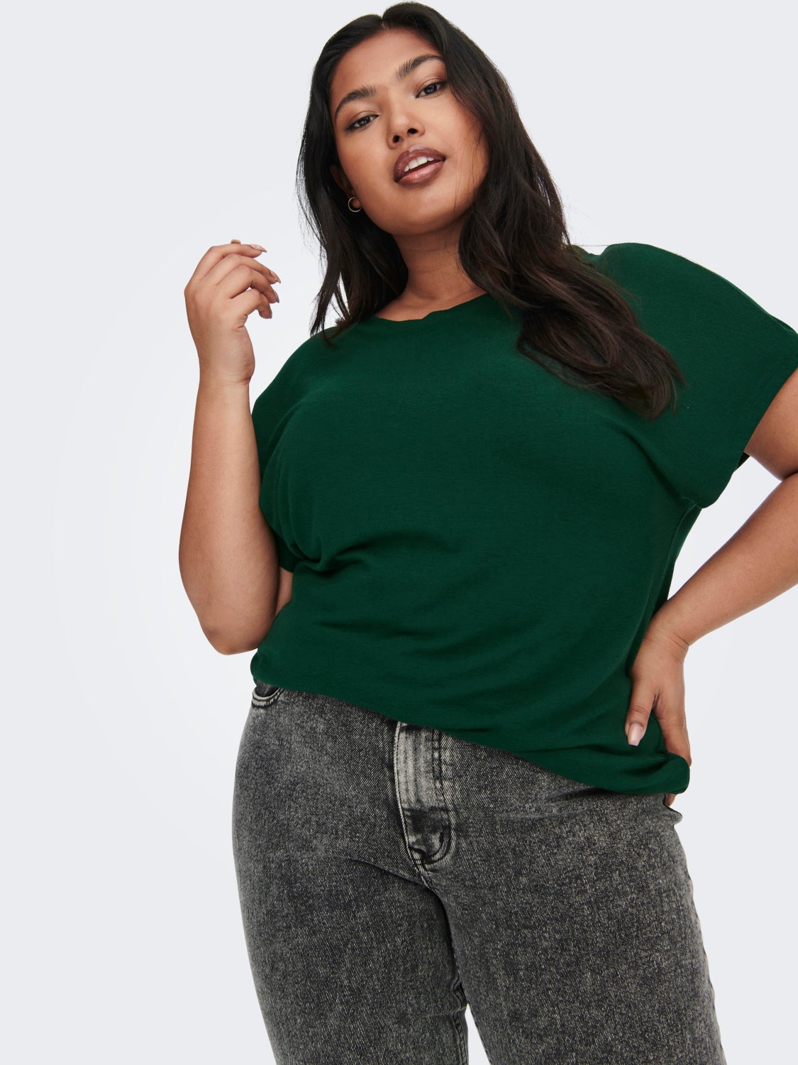 Regular Fit O-Neck Top