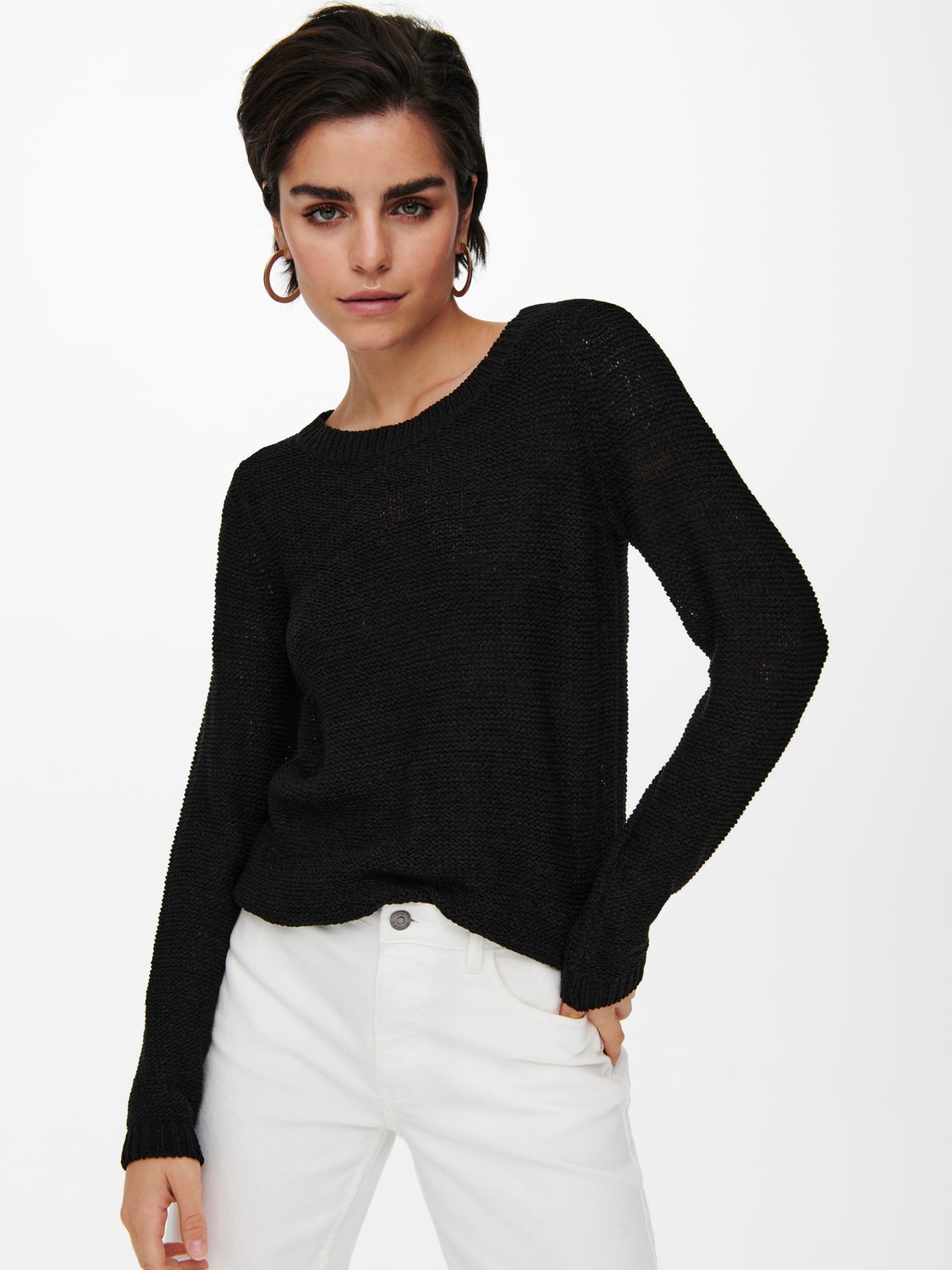 Texture Knitted Pullover