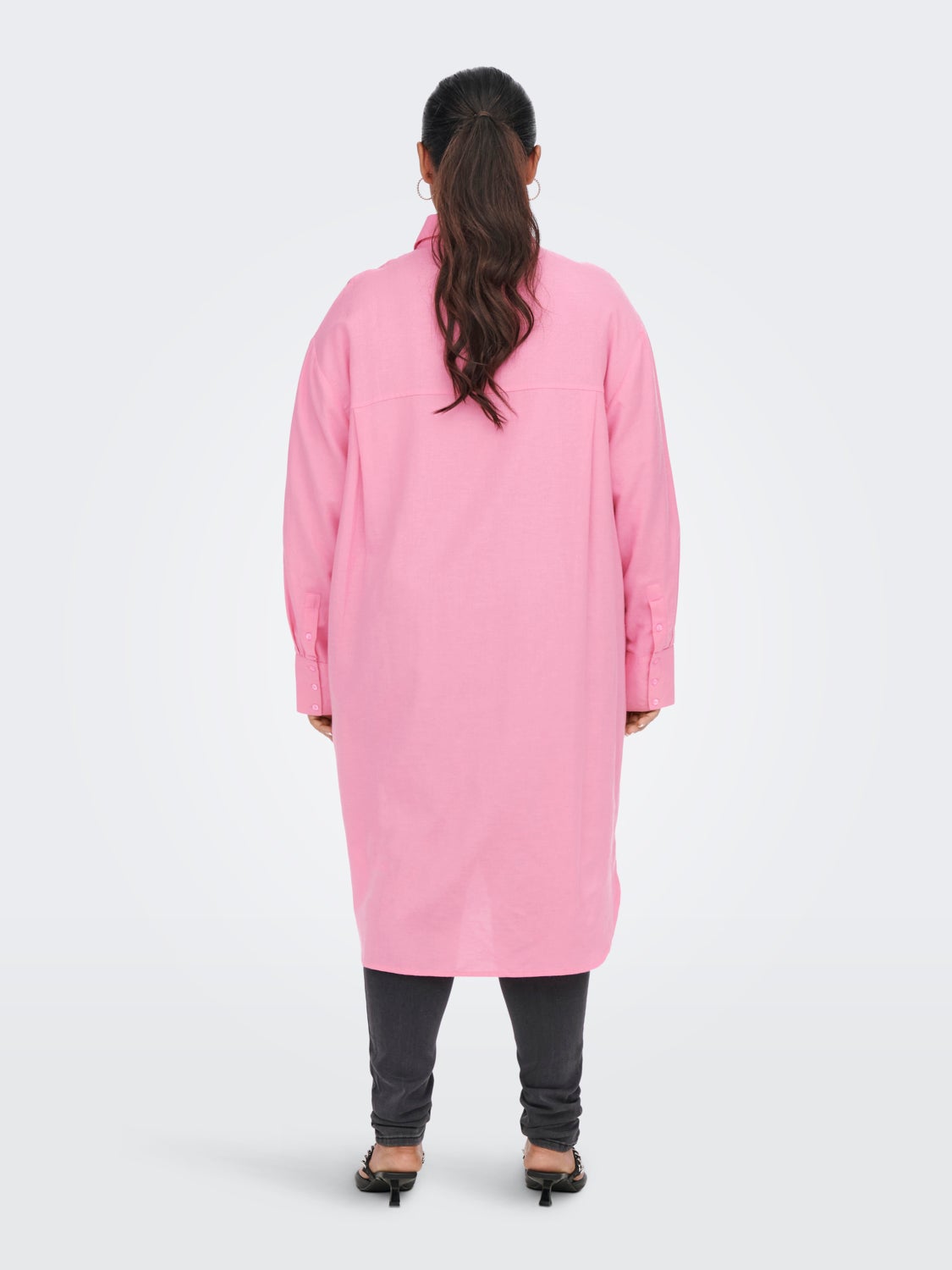 Curvy 3/4 sleeved long Shirt