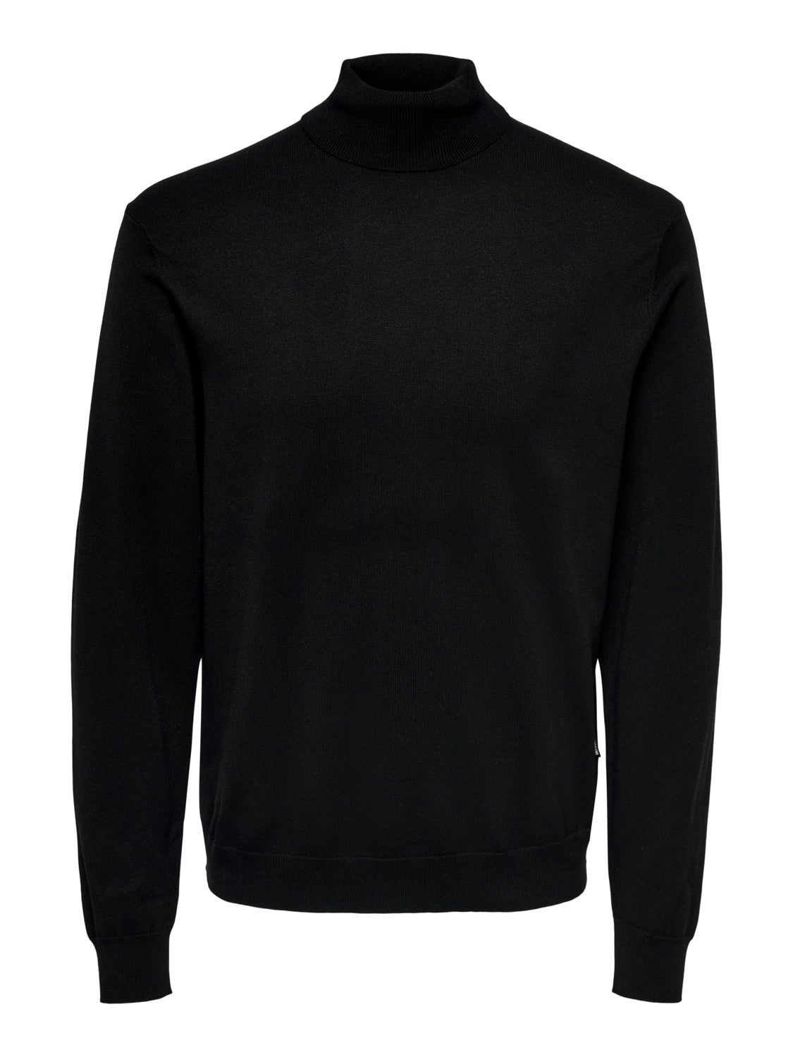 Roll neck knitted pullover