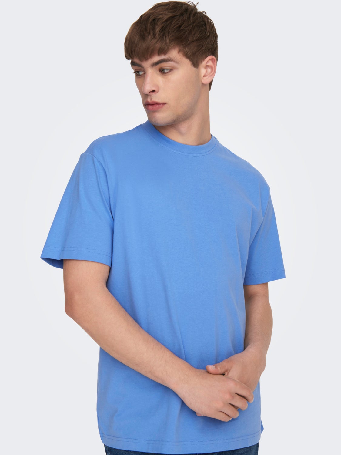 Oversized o-hals t-shirt