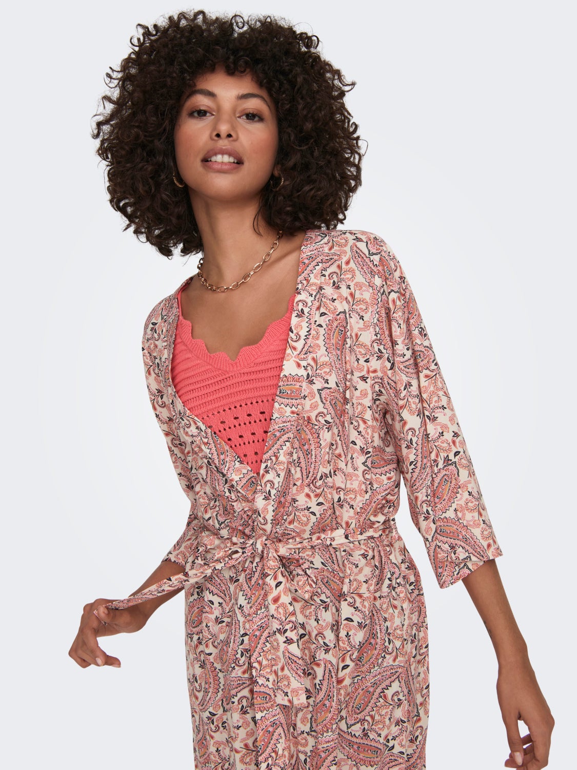 Long 3/4 sleeved Kimono