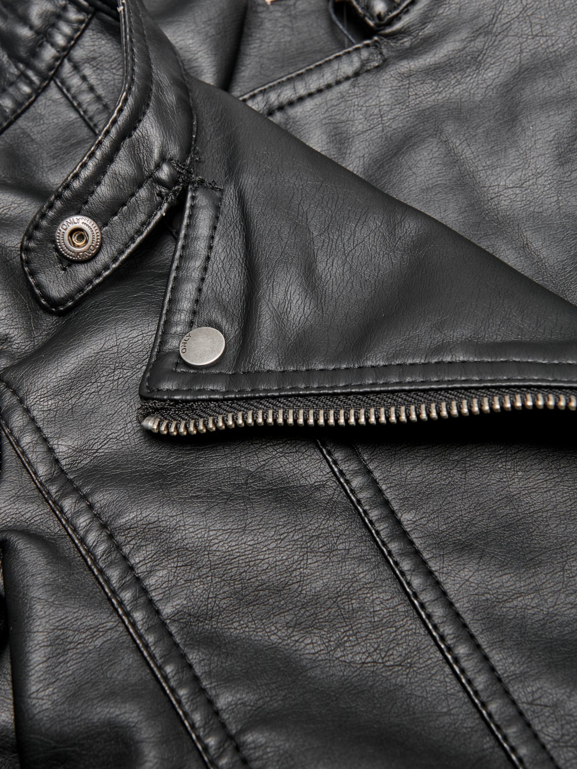 Biker Faux Leather Jacket