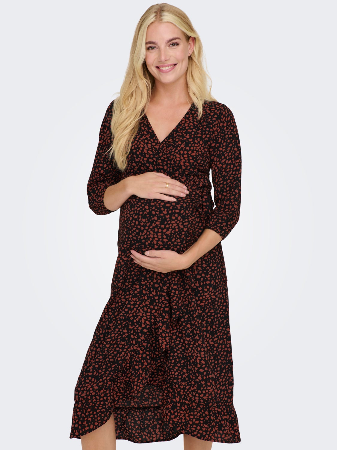 Mama wrap Midi dress