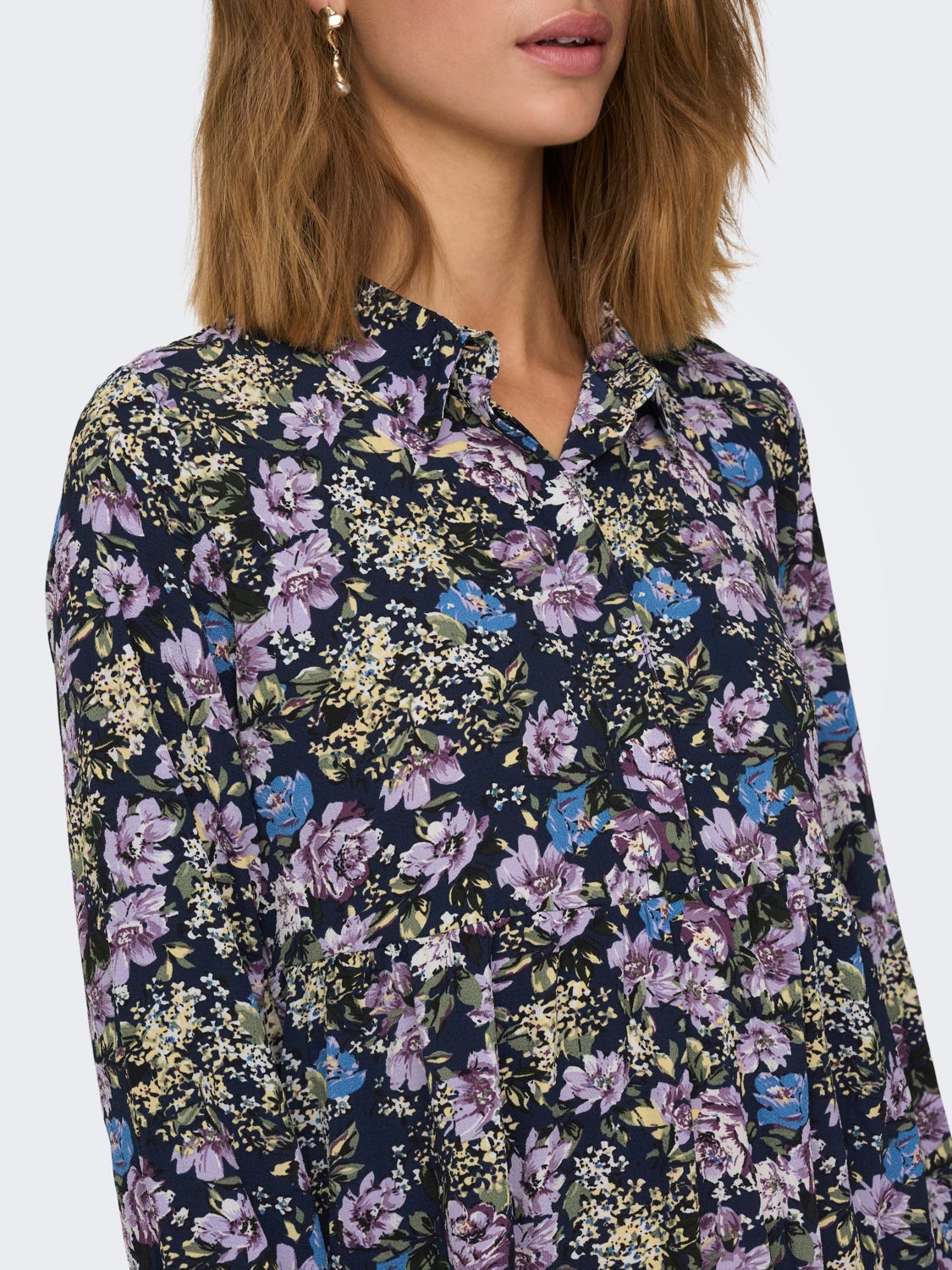 Mini dress with print