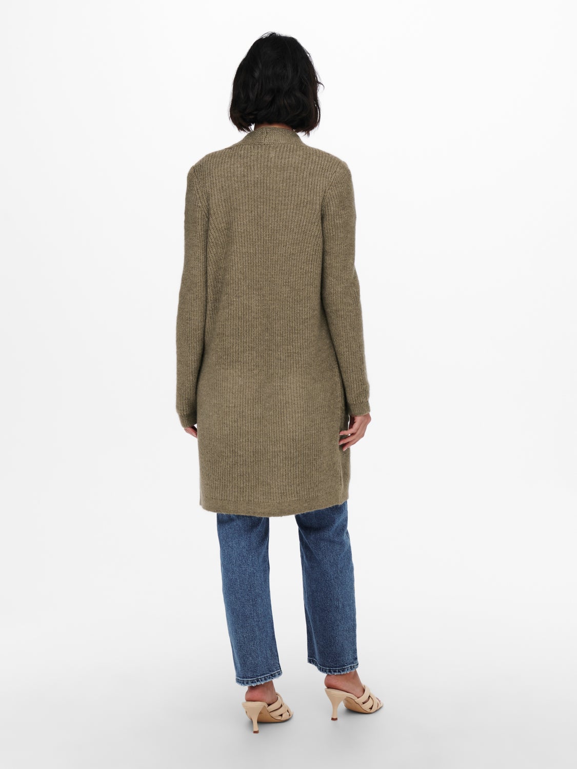 long knit cardigan with pockets