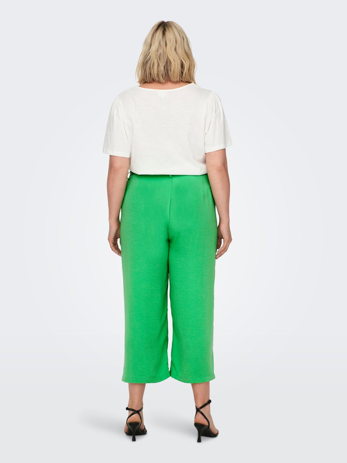 Curvy wide Leg Pants With Belt